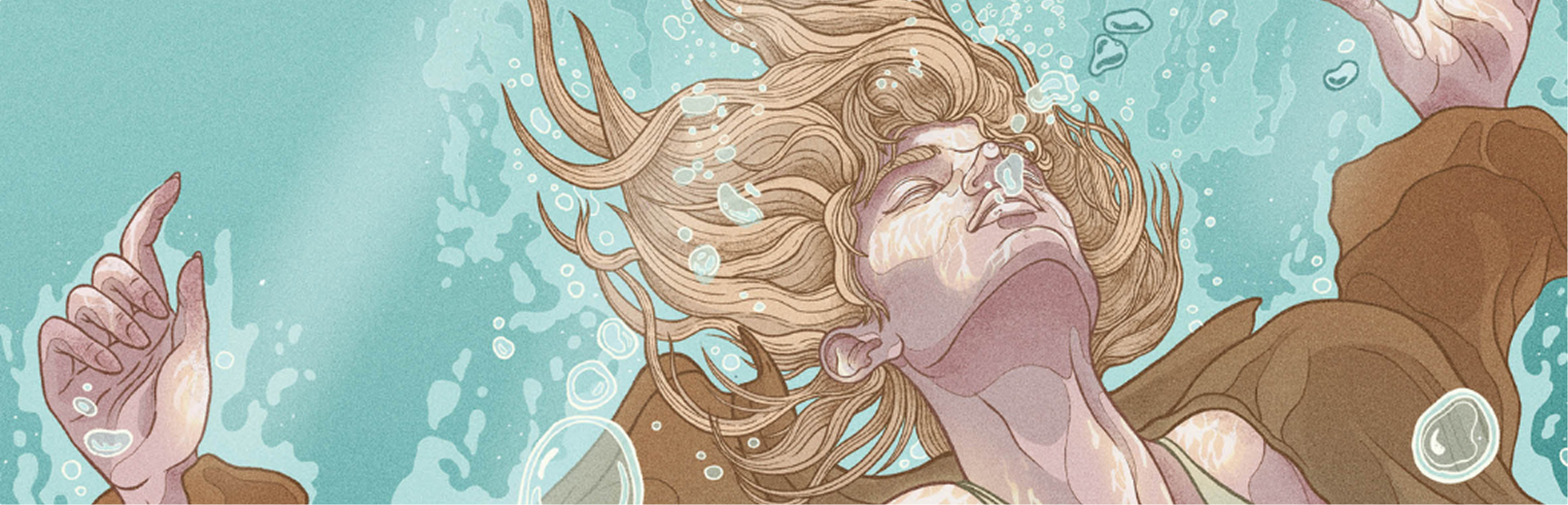 Ilustracja Joanny Żybul do artykułu 'Chwila do pomyślenia o wszystkim i o niczym'