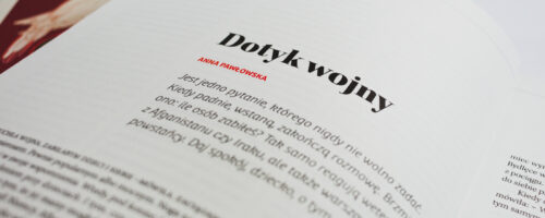 Dotyk wojny — ilustracja