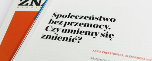 Społeczeństwo bez przemocy. Czy umiemy się zmienić? — ilustracja