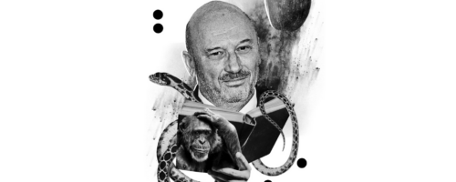 Darwin czyta Księgę Rodzaju — ilustracja