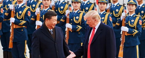 Chiny i&nbsp;ład światowy w&nbsp;dobie rywalizacji z&nbsp;USA — ilustracja