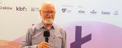 John F. Deane na Miłosz Festival w Krakowie, lipiec 2022 r. fot. Katarzyna Kukiełka dla KBF