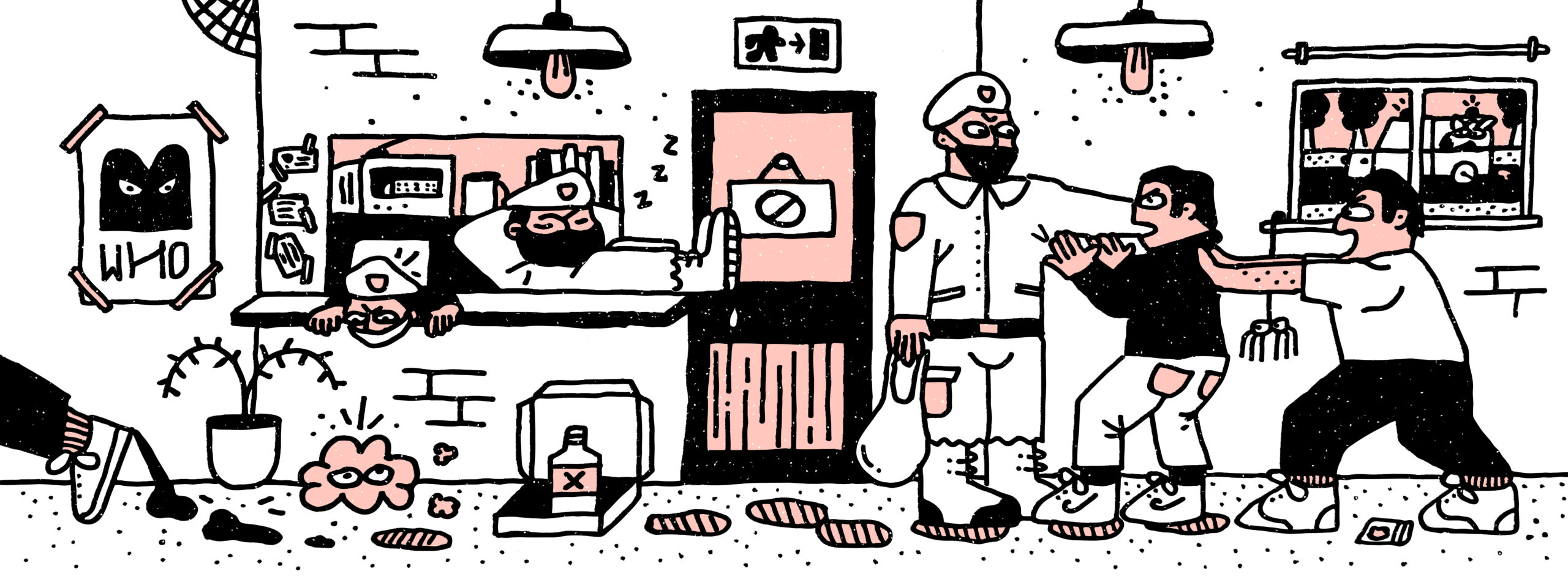 Dyżurka innego świata — ilustracja