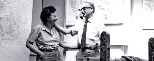 Franciszka i Stefan Themersonowie, 1962 r. fot. archiwum Themersonów, źródło_POLONA_Biblioteka Narodowa, dzięki uprzejmości Jasi Reichardt