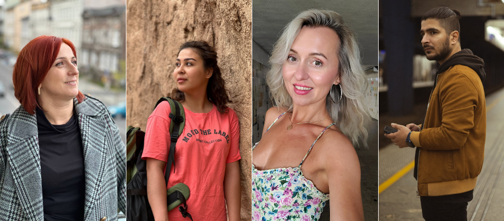 Iryna, Farangiz, Elena i Elshad – bohaterowie reportażu fot. archiwum autorki