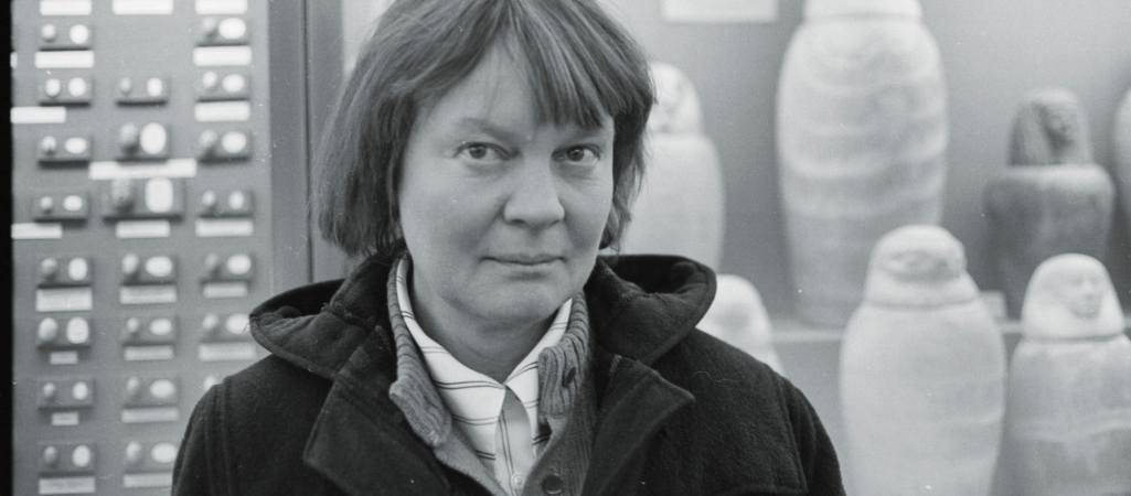 Iris Murdoch, 1977 r. fot. Sophie Bassouls / Sygma / Getty