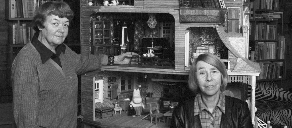 Tuulikki Pietila i Tove Jansson w 1979 r. fot. Lehtikuva / East News