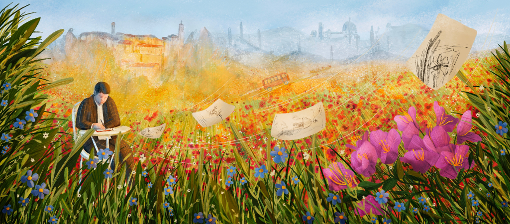 Zbigniew Herbert radzi, jak podróżować z&nbsp;małym budżetem — ilustracja