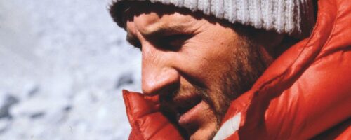 Leszek Cichy podczas wyprawy na Mount Everest zakończonej pierwszym zimowym wejściem na szczyt, 1980 r. fot. Aleksander Lwow/Forum