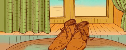 Zjadła na&nbsp;tym zęby, najadając się sama sobą — ilustracja