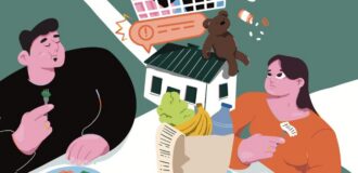 Mama Pucia się nie złości — ilustracja
