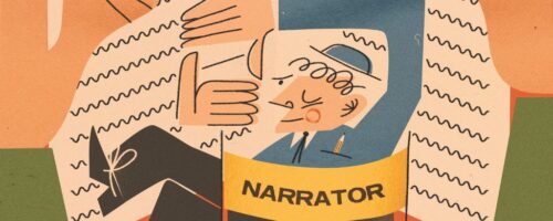 Tańczący narrator — ilustracja